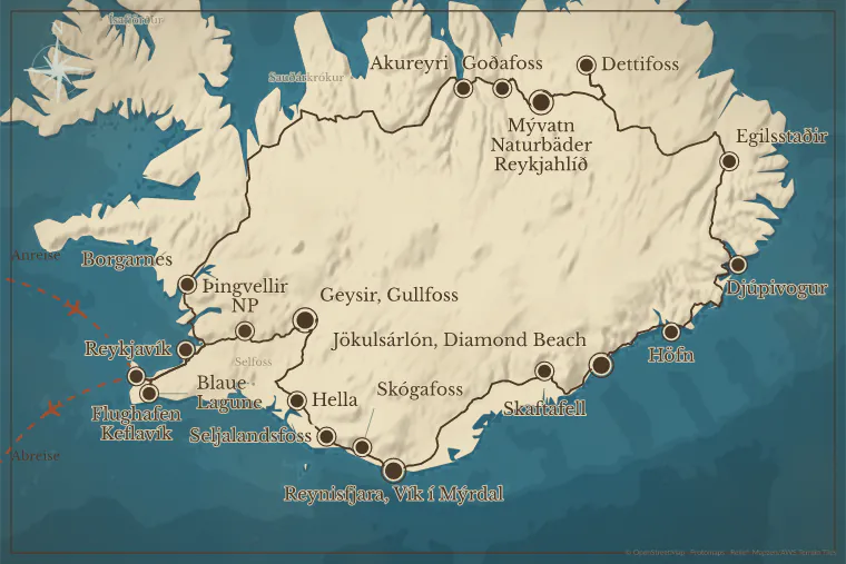 Nachher: Strassenrouten folgen dem echten Verlauf