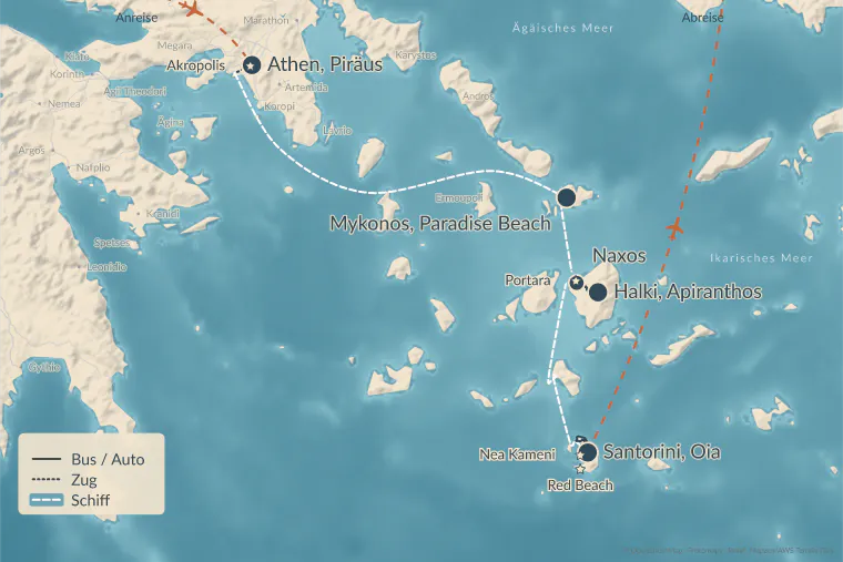 Inselhüpfen auf den Kykladen im Design Mediterran