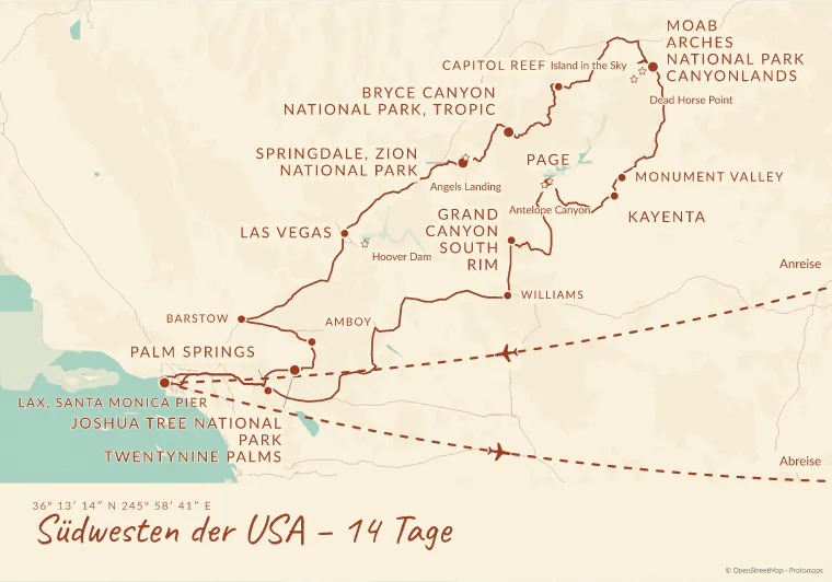 Roadtrip durch den Südwesten der USA im Design Poster